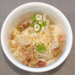 セリュー - ランチコース 9680円 のブルターニュ 蕎麦 パンチェッタ