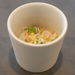 セリュー - ランチコース 9680円 のブルターニュ 蕎麦 パンチェッタ