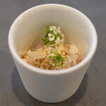 セリュー - ランチコース 9680円 のブルターニュ 蕎麦 パンチェッタ