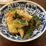 庄や - きゅうりの梅肉和え