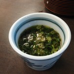 釜あげうどん 長田 in 香の香 - ネギ・ショウガ投入～♪