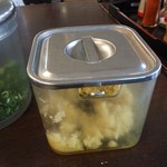 釜あげうどん 長田 in 香の香 - 卓上のショウガ