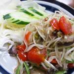 ソムタム（沢蟹入り）