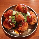 元祖台湾もつ鍋仁 - ホルモンの唐揚げ（甘辛ダレ）