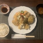 ちかさんの手料理 - スペシャルミックス[2,300円] + アワビのフライ[1,100]1