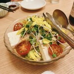Shummi Dokoro Kuroshio - 和風豆腐サラダ