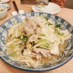 Shummi Dokoro Kuroshio - 夏野菜と豚肩ロース肉の塩だれ炒め