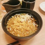 Shummi Dokoro Kuroshio - 冷やしたぬき蕎麦