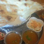 インドスパイス BAR 宇宙脳レストラン チチル&シシリ - チチル＆シシリ定食\890＋チキンティッカ\200