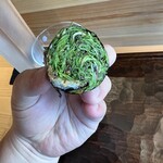 鮨 三心 - ハーブ巻き