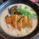 総社ラーメン鬼ノ城 - 豚カツとんこつ