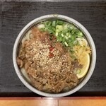 麺処 綿谷 - 牛肉ぶっかけ小（540円）