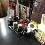 らあめん花月嵐 - 卓上