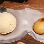 焼肉うしごろ - スィートポテト&バニラアイス