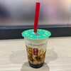 Gong cha - 黒糖ミルクMサイズ  トッピングパール