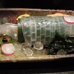 かしま 支店 - イカ刺身