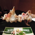 かしま - イカの足塩焼き