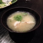 かしま - サービスのお味噌汁