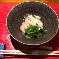 賛否両論 名古屋 - 鴨ロース・茄子・九条ネギのジュレ添え