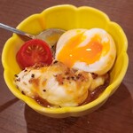 Kumamoto Kushikatsu Wasamon Sakaba - 半熟卵ポテサラ