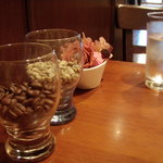 ほしの珈琲 - テーブルの景色