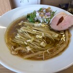 めん処 きよ洲 - サバとオリーブのぶたらぁめん850円税込大盛り