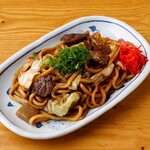 Beef tendon "black" Yakisoba (stir-fried noodles)