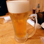 寿司 炉端 海鮮居酒屋 吾作どん - 令和5年8月
生ビール 638円