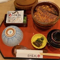 うなぎ和食 しら河 名駅店 - 上ひつまぶし¥3,800＋赤だし¥300