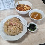 つばき - 本日のセット　炒飯＆麻婆豆腐¥750