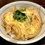 目利きの銀次 - アジフライの卵とじ丼　アツアツで旨い！