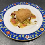 三和 - 愛媛マナガツオのフリット バルサミコ・ソース ケッパー