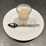 三和 - お口直しの新生姜のグラニテ