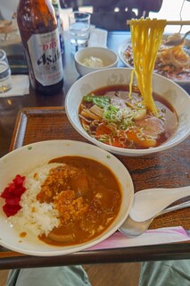 Resutohausu Michikusa - ラーメンAセット麺リフト