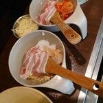 Okonomiyaki Hompo - ごちそうミックス豚玉 キムチチーズ