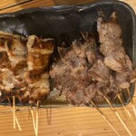 立川やきとん - 豚ばら串、はらみ