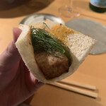 焼鳥 市松 - パテドカンパーニュのサンドイッチ