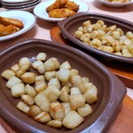 Saizeriya - コロコロポテト、辛味チキン