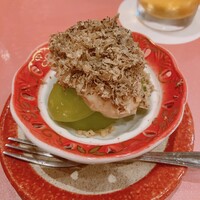 日本料理秀たか - サマートリュフと鬼胡桃の白和えを白葡萄に