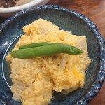 金時食堂 - 高野豆腐の卵とじ