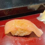 築地 男前鮓 - 平目の漬け