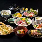 Tenshu kaku - 四季の食材を使った月替りの会席です