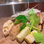 こたつ ねこ - 鴨の朴葉焼き