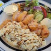 LIFE 喫茶＆洋食 - エビのカツレツ定食 おかず増❤️1750円むちゃくちゃボリューム❤️