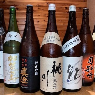 日本清酒和燒酒種類繁多，適合壽司！套餐限量無限暢飲