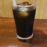 キッチン ブルー グローブ - アイスコーヒーのアップ