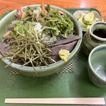 Sobaya Chikushin - 山菜きのこそば(冷)