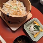 東京 芝 とうふ屋うかい - 白海老ご飯