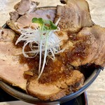 Shioya Kodou - 誇道らーめん(塩)@1,050円&ローストポークと炙りチャーシュー丼@600円(セット価格)