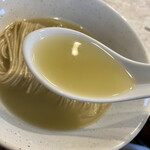 出汁そば 誇道 - 誇道らーめん(塩)@1,050円&ローストポークと炙りチャーシュー丼@600円(セット価格)